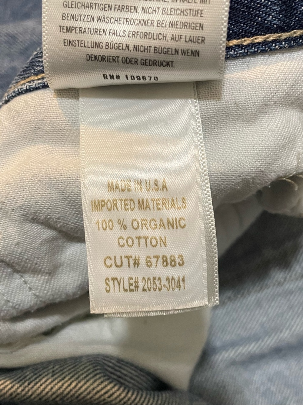 Citizens of Humanity Ayla Baggy Jeans Brielle Blue Size 26 - Picture 9 of 9